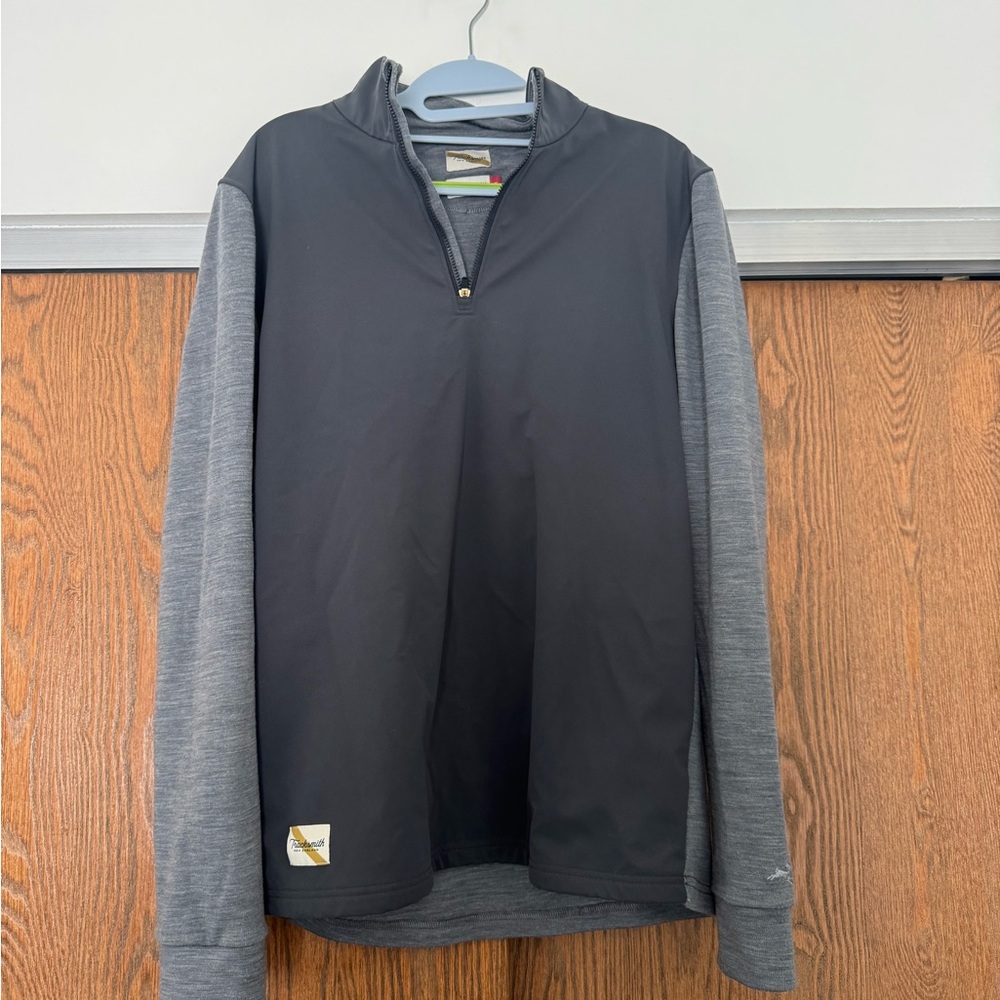 Tracksmith NDO wind block quarter zip